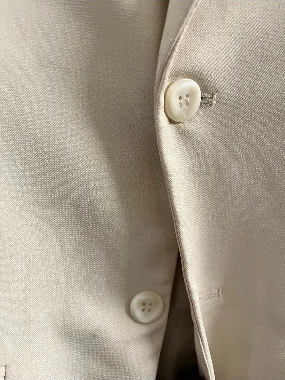 Cream blazer
